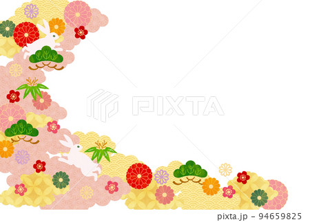 卯年-年賀状テンプレ-け3 94659825