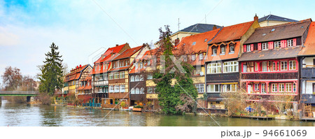 Old town of Bamberg, Germany, River Regnitz 94661069