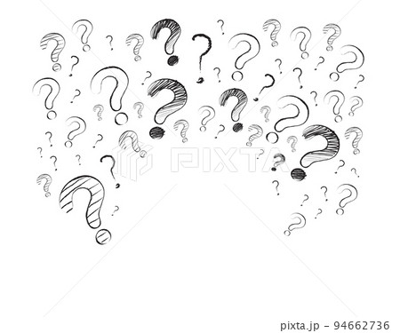 Hand Drawn Doodle Question Marks 94662736