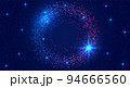 Abstract background with particles liquid dynamic flow. 94666560
