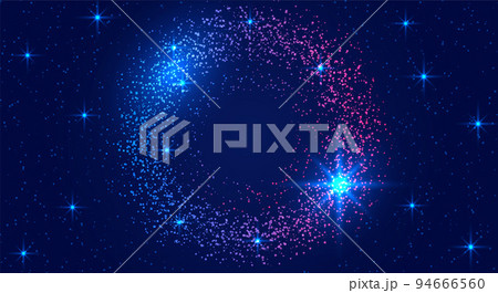 Abstract background with particles liquid dynamic flow. 94666560