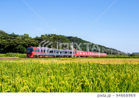 【名鉄名古屋本線】田園風景を駆ける急行列車 94668969