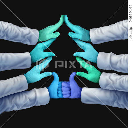 Health Care Workers Winter Holiday Health Care Workers Winter Holiday 94669142