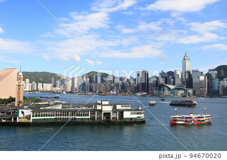 the Traditional ferry boat at Kowloon island. Hong Kong 10 May 2011 the Traditional ferry boat at Kowloon island. Hong Kong 10 May 2011 94670020