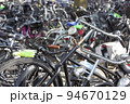 Bicycles parking in the city 94670129