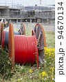 Huge spools  with  cables for the construction industry 94670134
