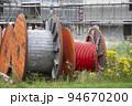Huge spools  with  cables for the construction industry 94670200