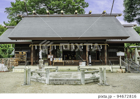 安久美神戸神明社 拝殿 愛知県豊橋市 安久美神戸神明社 拝殿 愛知県豊橋市 94672816