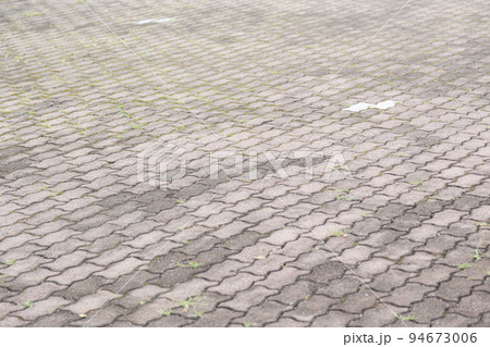 インターロッキングブロック　背景素材 94673006