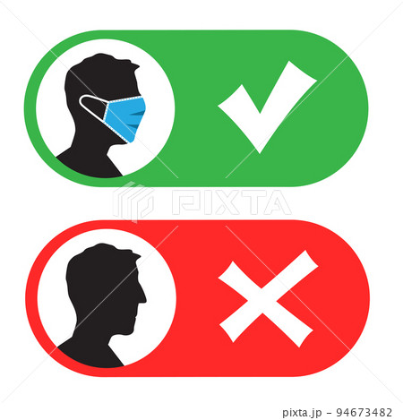 coronavirus prevention sign how to wear mask coronavirus prevention sign how to wear mask 94673482