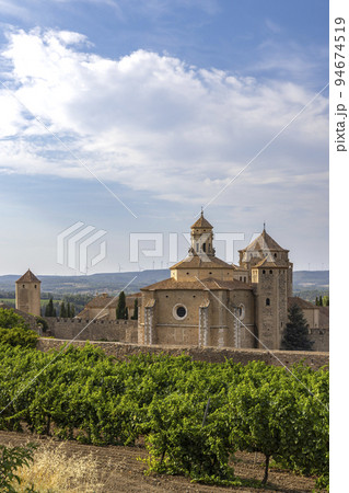 Royal Abbey of Santa Maria de Poblet, cistercian monastery, Catalonia, Spain Royal Abbey of Santa Maria de Poblet, cistercian monastery, Catalonia, Spain 94674519