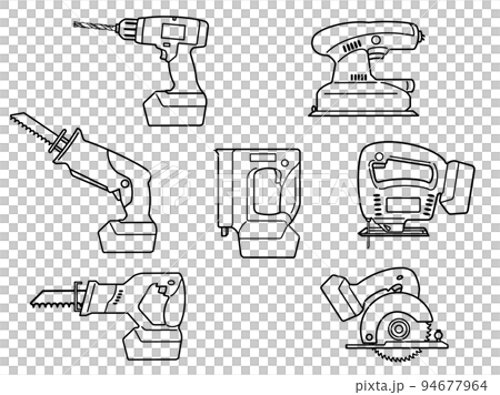 電動工具線描集 94677964