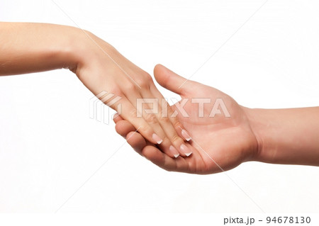 Hand gesture isolated on white. Hand gesture isolated on white. 94678130