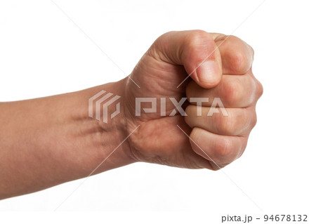 Hand gesture isolated on white. Hand gesture isolated on white. 94678132