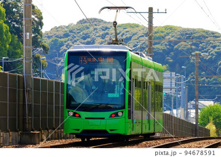 筑豊電鉄穴生駅 5000形〜ライトグリーン〜 94678591