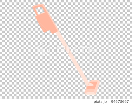 Illustration of a pink cordless vacuum cleaner Illustration of a pink cordless vacuum cleaner 94678667