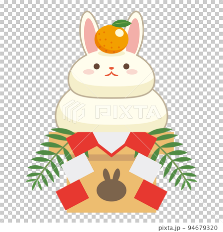 兎の鏡餅 兎の鏡餅 94679320