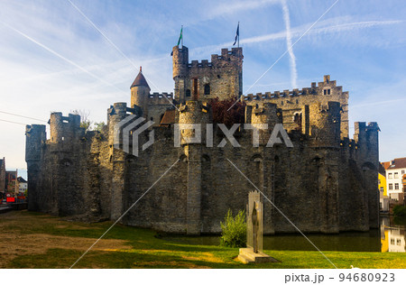Gravensteen medieval castle at Ghent in Belgium Gravensteen medieval castle at Ghent in Belgium 94680923