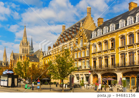 Summer streets of Ypres, Belgium 94681156