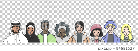 多国籍 笑顔のインバウンド コピースペース 多国籍 笑顔のインバウンド コピースペース 94681527