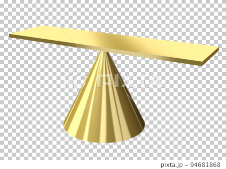 3d rendering golden scales 94681868