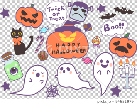 Halloween material set 94681979