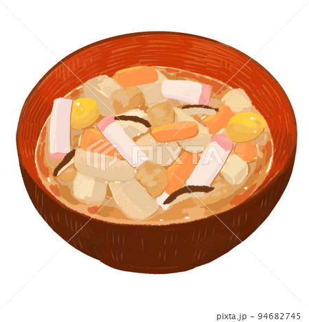 のっぺ汁のイラスト のっぺ汁のイラスト 94682745