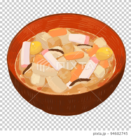 のっぺ汁のイラスト のっぺ汁のイラスト 94682745