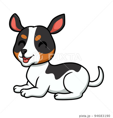 Cute rat terrier dog cartoon 94683190