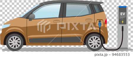 電気自動車 EV 充電中 カッパー 電気自動車 EV 充電中 カッパー 94683553