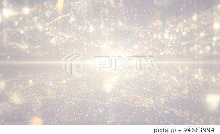 Gold burst lights and particles elegant abstract background 94683994