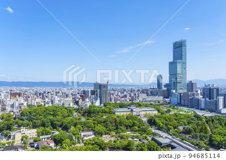 あべのハルカスと天王寺周辺の街並み【2022年9月】 94685114