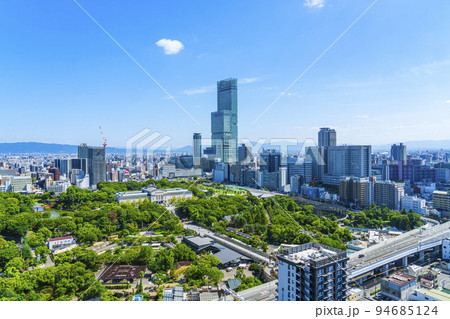 あべのハルカスと天王寺周辺の街並み【2022年9月】 94685124