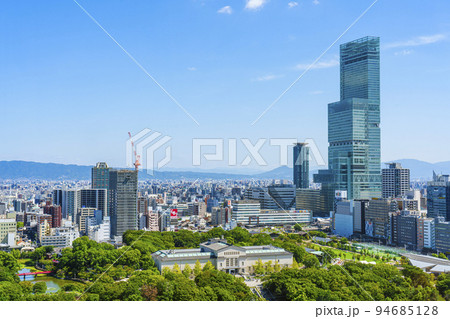 あべのハルカスと天王寺周辺の街並み【2022年9月】 94685128