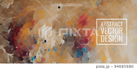 Contemporary abstract color design template....のイラスト素材 [94685680] - PIXTA
