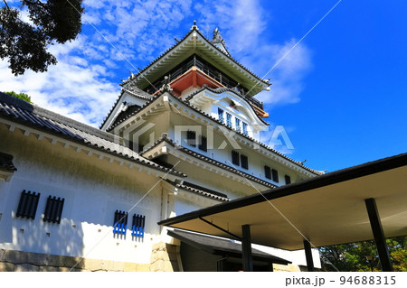 【高知県】晴天の四万十市郷土博物館（中村城跡） 94688315