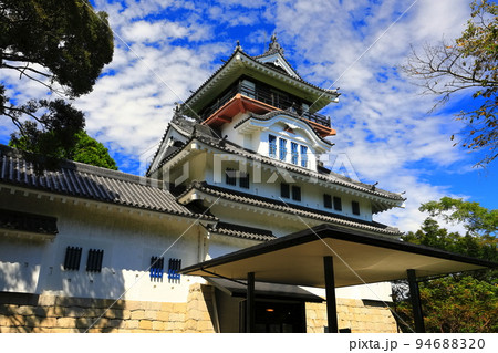 【高知県】晴天の四万十市郷土博物館（中村城跡） 94688320