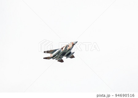航空自衛隊　戦闘機F-15DJ　展示飛行 94690516