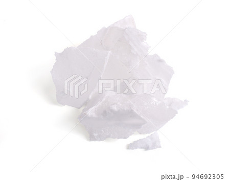 Medical Paraffin wax. Isolated on white background 94692305