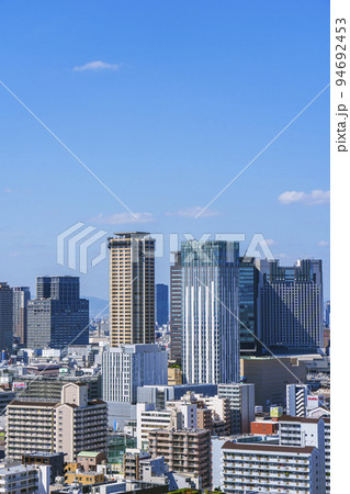 通天閣展望台から見た大阪の街並み　なんば方面【2022年-初秋】 94692453