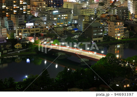 【高知県】筆山公園からの夜景（高知市街） 94693397
