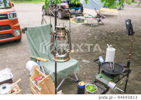 【オートキャンプ場でミニマムソロキャンプ】　 94693813