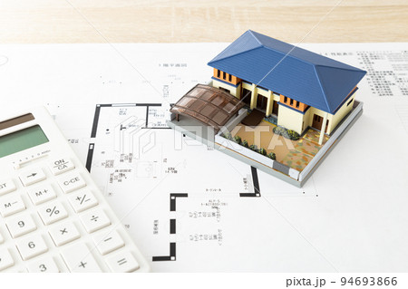 住宅模型と図面 住宅模型と図面 94693866