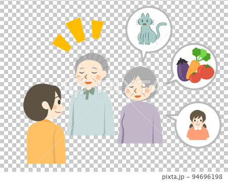 介護　認知症　回想法 94696198