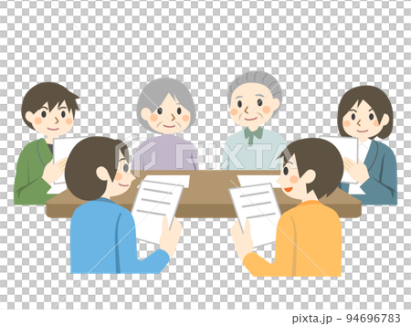 Service staff meeting Nursing care stakeholder meeting 94696783