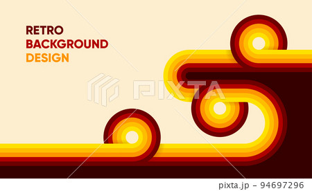 Retro Background Design. 70s vintage style concept. Vector illustration. Retro Background Design. 70s vintage style concept. Vector illustration. 94697296