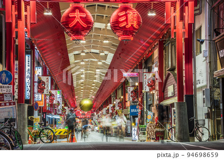 《愛知県》名古屋市　大須商店街　大須仁王門通　夜景 94698659