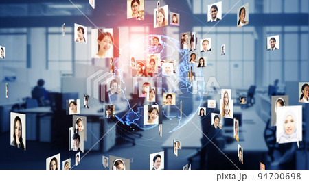 多国籍の人々とネットワーク 多国籍の人々とネットワーク 94700698