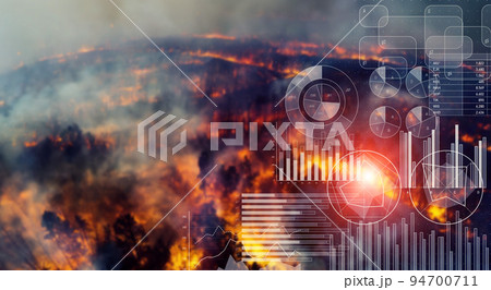 山火事と統計データ 94700711
