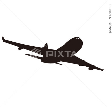 旅客機シルエット 94700902